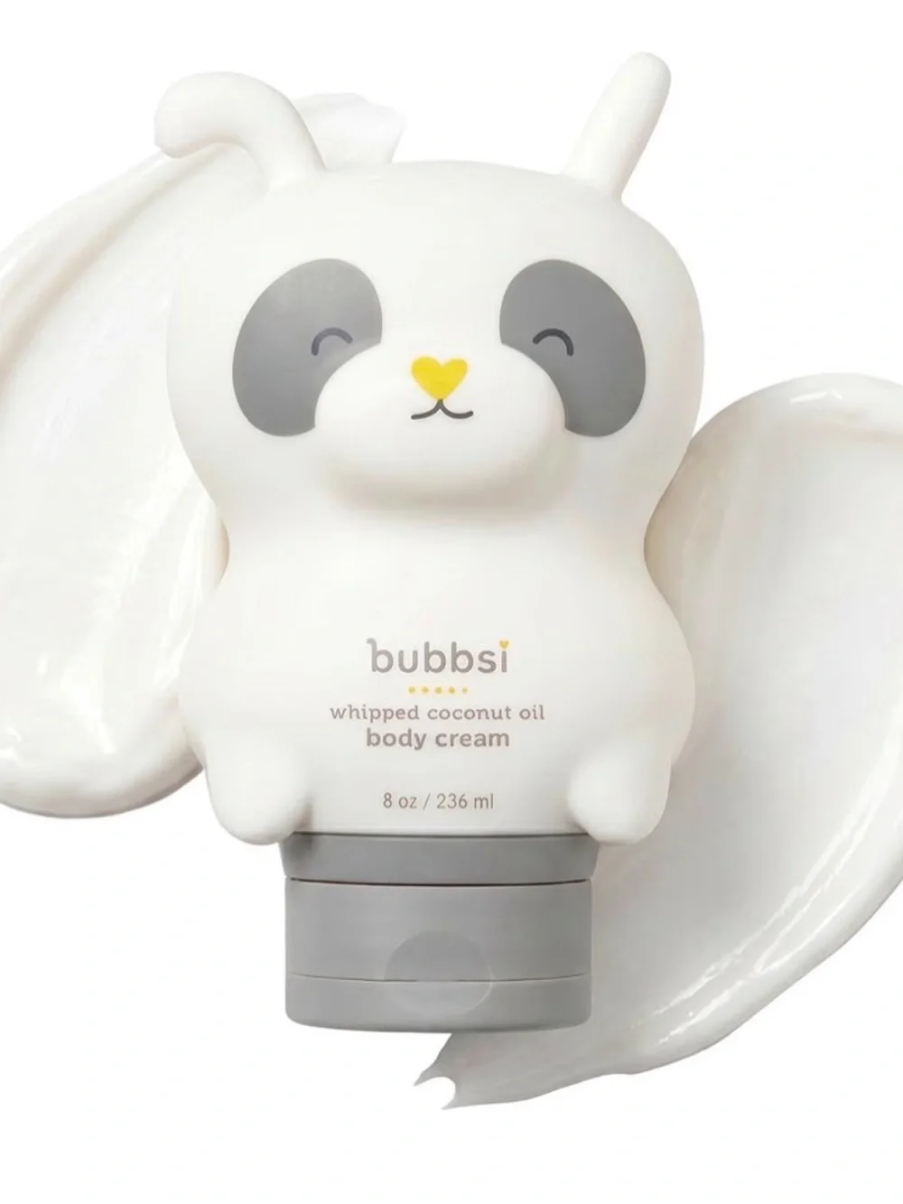 NEW Bubbsi Baby Creamy  Coconut Oil Shampoo + Wash and Body Cream Set 8 oz Each